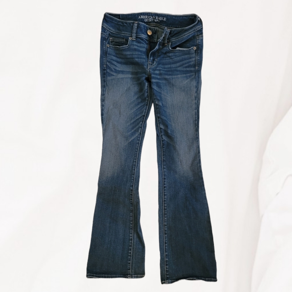 American Eagle Blue Denim Jean Boot Cut